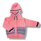 Front Open Hooded Knit Sweater